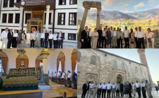 Özbek gazeteciler Bursa’ya hayran kaldı