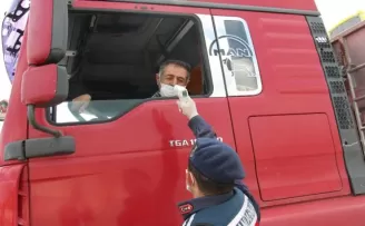 Ankara’nın giriş ve çıkış noktalarında korona virüs denetimi