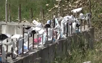 (ÖZEL) Arnavutköy’de pandemi hatıra duvarı
