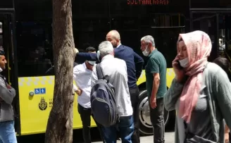  Fatih’te İETT şoförünün sarhoş adamla imtihanı