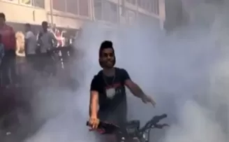 (Özel) İstanbul’da motosikletli magandaların “drift” terörü kamerada
