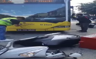 (Özel) Kazaya sinirlenen motokurye dehşet saçtı
