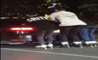 Patenli gençlerin tehlikeli yolculuğu kamerada