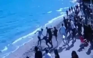 Sahilde doğum günü kutlamasında kan aktı