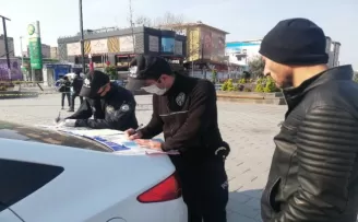 Sokağa çıkma yasağına uymayanlara ilk cezalar yazıldı