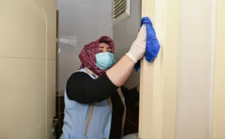 Pandemi döneminde bin 107 vatandaşa evde temizlik hizmeti verildi
