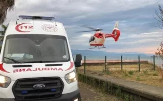 Pandemi nedeniyle hasta sayısı düşünce hava ambulansının uçuş sayısı da düştü
