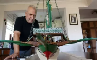 Pandemide Türkiye’nin en büyük minyatür kadırgasını yaptı
