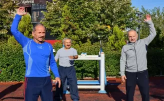 Parklarda spora yoğun ilgi
