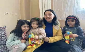 Pazaryeri’ne yerleşen afetzedelerle bir araya geldi
