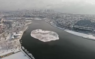 Pierre Loti’de masalsı kar manzarası
