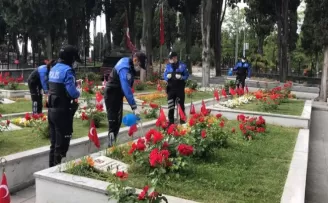 Polis ekipleri şehit yakınlarının isteklerini karşılıksız bırakmadı
