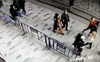 Polis yankesiciyi üstüne atlayarak yakaladı
