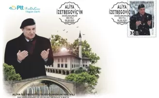 PTT AŞ’den İzetbegoviç’e özel pul