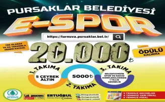 Pursaklar Belediyesi’nden ödüllü Espor turnuvası
