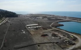 Rize-Artvin Havalimanında üst yapılar şekillenmeye başladı