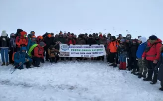 Rize’de 3230 metreye ’Cumhuriyet Tırmanışı’