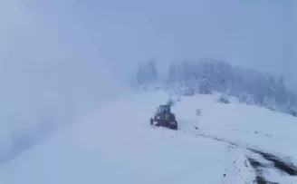 Rize’de karla mücadele başladı