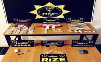 Rize’de uyuşturucu operasyonunda 1 tutuklama
