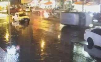 Rize’deki kaza güvenlik kameralarına yansıdı
