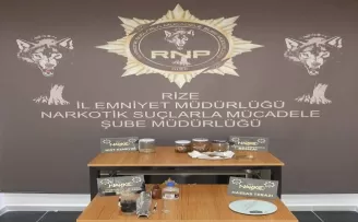 Rize’deki uyuşturucu operasyonunda 2 kişi gözaltına alındı
