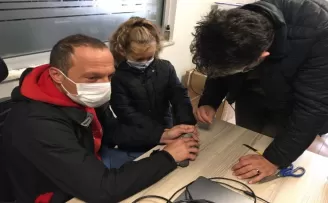 Rizeli minik Masal’ın güvercin kurtarma operasyonu
