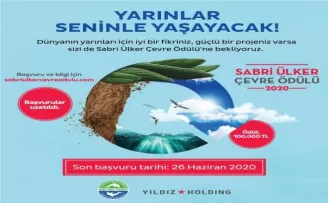 Sabri Ülker Çevre Ödülü’ne başvurular 26 Haziran’a uzatıldı
