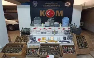 Sahte ve kaçak alkol üreten yabancı uyruklu şahıslar yakalandı
