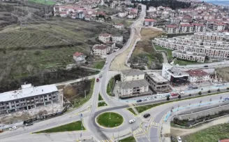 Sakarya’da yol yapım çalışmaları sürüyor