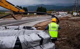 Sakarya’nın o caddesinde altyapı çalışmaları devam ediyor