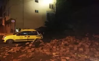 Şalpazarında heyelan
