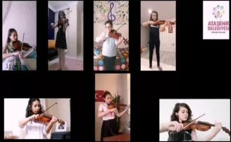 Sanat eğitimine katılan Ataşehirliler yeteneklerini online sergileyecek
