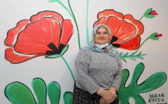Sanatını kadınlar ve çocuklar için konuşturdu
