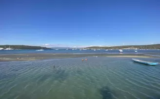 Seferihisar’da deniz 25 metre çekildi
