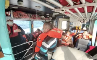 Şile’de kuru yük gemisi demir attı, ekipler harekete geçti
