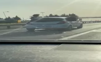 Silivri’de tehlikeli yolculuk kamerada
