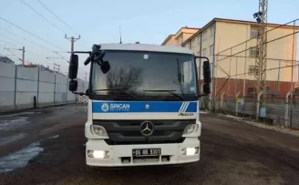 Sincan Belediyesi temizlik araçları 2022’ye hazır
