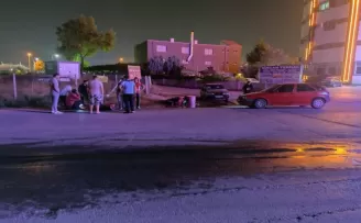 Sincan’da otomobilin çarptığı kurye yaralandı
