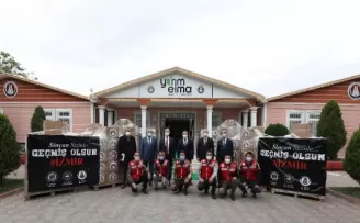 Sincan’dan İzmir’e yardım tırı
