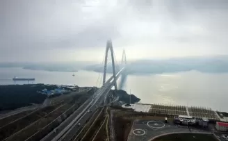 Sis içinde yükselen Yavuz Sultan Selim Köprüsü hayran bıraktı
