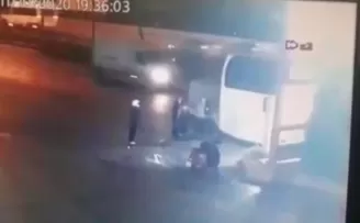 Şişli’de feci kaza kamerada
