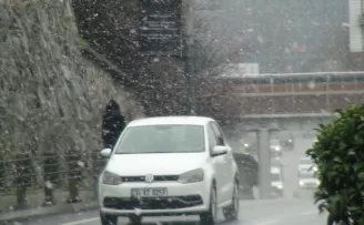 Şişli’de kar yağışı etkili oldu
