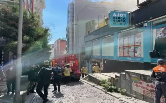 Şişli’de korkutan çatı yangını
