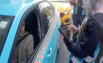 Şişli’de ticari taksi denetimi
