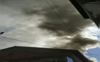 Şişli’de yangında panik anları kamerada
