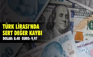 Türk Lirası’nda sert değer kaybı