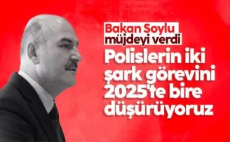 Süleyman Soylu’dan polislere Müjde!