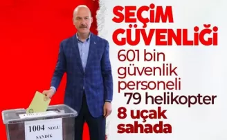 Süleyman Soylu “ Seçimde güvenlik üst düzeyde sağlandı”