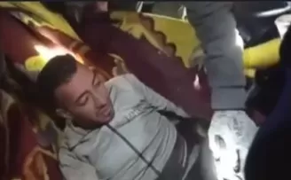 Suriyeli Muhammed, 75 saat sonra işte böyle kurtarıldı
