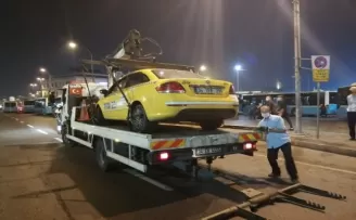 Taksicilere yönelik denetim yapıldı
